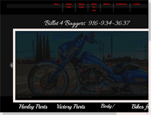 Tablet Screenshot of billet4baggers.com